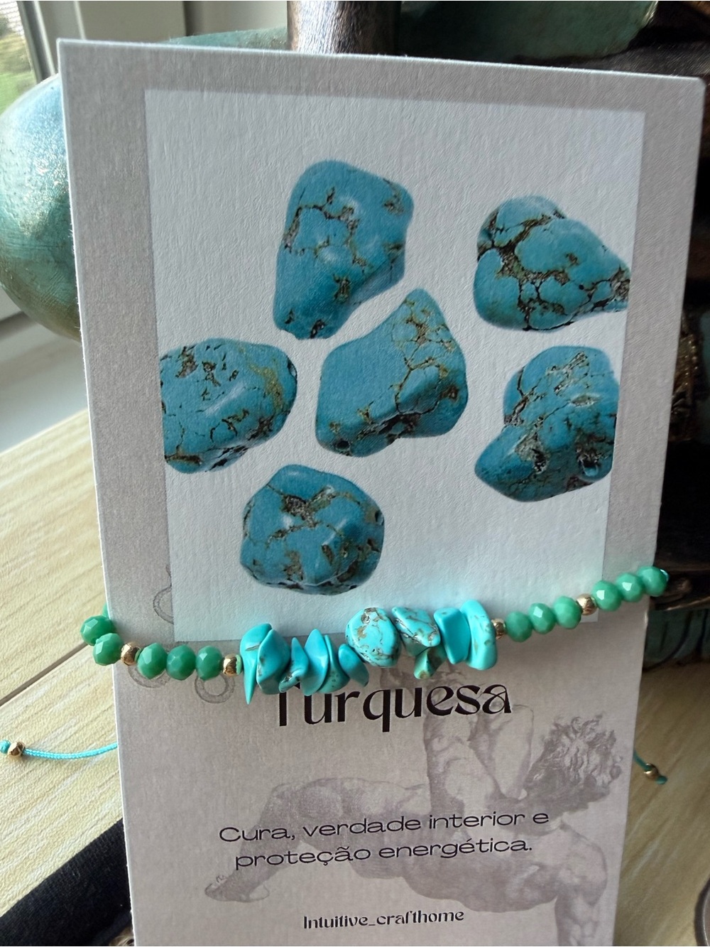 Turquesa Beaded Turquoise Bracelet -